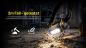 Preview: NITECORE WORKLIGHT STIRNLAMPE NWH20 FOKUSSIERBAR - SCHWARZ