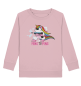 Preview: TDS LINE - UNISEX - KIDS - SWEATSHIRT - UNICORN - FRONT ONLY - Farbe: COTTON PINK