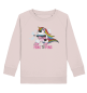 Mobile Preview: TDS LINE - UNISEX - KIDS - SWEATSHIRT - UNICORN - FRONT ONLY - Farbe: CANDY PINK