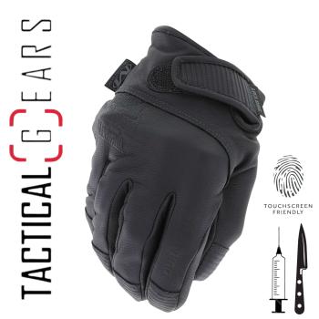 MECHANIX WEAR NEEDLESTICK LE DURAHIDE LEDER HANDSCHUH SCHWARZ