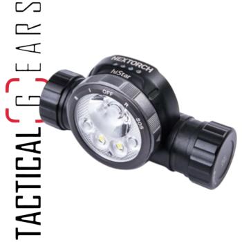 NEXTORCH hiSTAR - ULTRALEICHTE WIEDERAUFLADBARE LED STIRNLAMPE MIT 2300 LUMEN, 256 METER LEUCHTWEITE UND MEHREREN LICHTQUELLEN