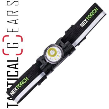 NEXTORCH hiSTAR - ULTRALEICHTE WIEDERAUFLADBARE LED STIRNLAMPE MIT 2300 LUMEN, 256 METER LEUCHTWEITE UND MEHREREN LICHTQUELLEN