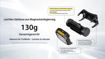 NITECORE UT6 STIRNLAMPE 1600 LUMEN - NL1840R - PURPLE