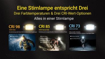 NITECORE UT6 STIRNLAMPE 1600 LUMEN - NL1840R - PURPLE