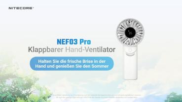 NITECORE NEF03 PRO HANDVENTILATOR