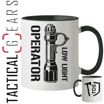 TACTICAL DEFENSE SYSTEM SEMINAR TASSE - LOW LIGHT OPERATOR - WEISS/SCHWARZ