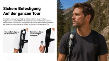 NITECORE NCF20 CLIP-ON VENTILATOR - SCHWARZ