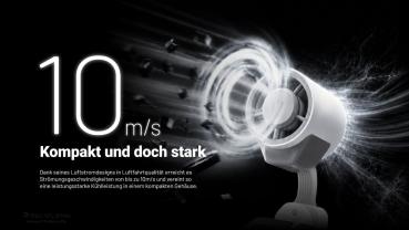 NITECORE NCF20 CLIP-ON VENTILATOR - SCHWARZ