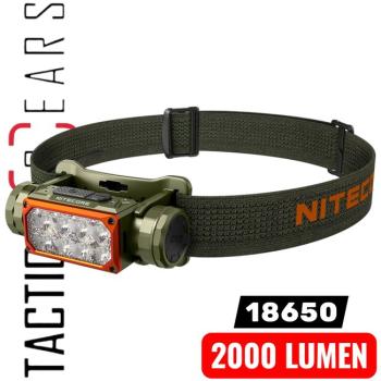NITECORE HC65 UHE HUNTING EDITION - 2000 LUMEN - 3 LICHTQUELLEN