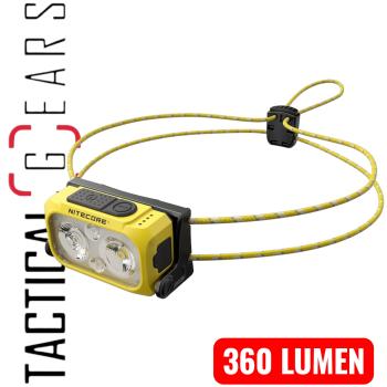 NITECORE NU21 360 LUMEN - GELB
