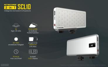 NITECORE KAMERA LICHT INKL. 10000mAh POWERBANK