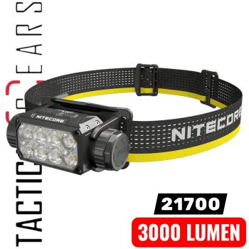 NITECORE HC75 UHE 3000 LUMEN E-FOCUS - SCHWARZ