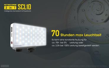 NITECORE KAMERA LICHT INKL. 10000mAh POWERBANK