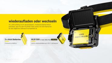 NITECORE HA29 UHE 1200 LUMEN - KÄLTEBESTÄNDIG