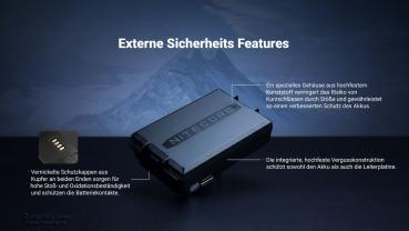 NITECORE HLB2500 AKKUPACK - 2500mAh - KÄLTEBESTÄNDIG BIS -40 GRAD