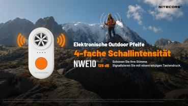 NITECORE ELEKTRONISCHES NOTSIGNAL NWE10 - ORANGE