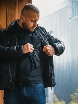 SNIGEL SNIGELDESIGN COVERT SURVEILLANCE VEST - SCHWARZ