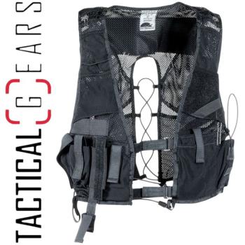 SNIGEL SNIGELDESIGN COVERT SURVEILLANCE VEST - SCHWARZ