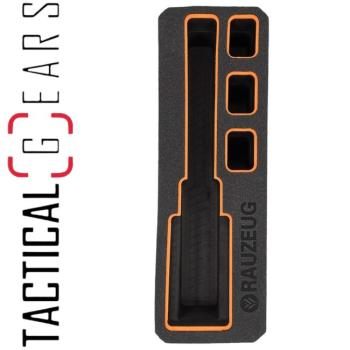 RAUZEUG MODULAR 1-PISTOL INSERT - SCHWARZ/ORANGE