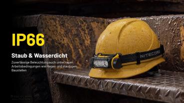 NITECORE WORKLIGHT STIRNLAMPE NWH20 FOKUSSIERBAR - SCHWARZ