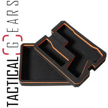 RAUZEUG MODULARE PISTOLENEINLAGE RC300 - SCHWARZ/ORANGE