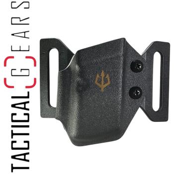BLACK TRIDENT® SINGLE MAG CARRIER OWB 9MM/.40 S&W RECHTSHÄNDIG SCHWARZ