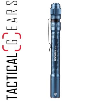 NEXTORCH TA22 "BLAU" 850 LUMEN SLIM LINE TACTICAL LED STIFTTASCHENLAMPE MIT NANO- KERAMIK GLASBRECHER UND STROBOSKOPFUNKTION