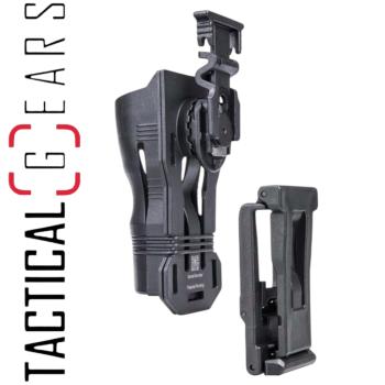 NEXTORCH V65 TASCHENLAMPEN HOLSTER 360GRAD DREHBAR, GÜRTELCLIP MIT BREITENREDUKTION