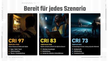 NITECORE EDC07 1500 LUMEN MCT SCHWARZ