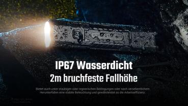 NITECORE EDC07 1500 LUMEN MCT SCHWARZ