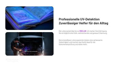 NITECORE EDC17 1500 LUMEN MIT UV UND LASER