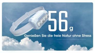 NITECORE HA23 UHE 600 LUMEN BLAU