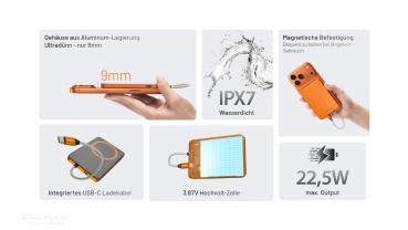 NITECORE POWERBANK POCKET5 5000mAh BLAU