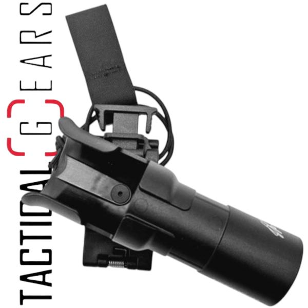 NEXTORCH V35 VERBESSERTES TAKTISCHES LAMPEN HOLSTER 360 GRAD DREHBAR, ARRETIERBAR & ABNEHMBAR, MOLLE KOMPATIBEL