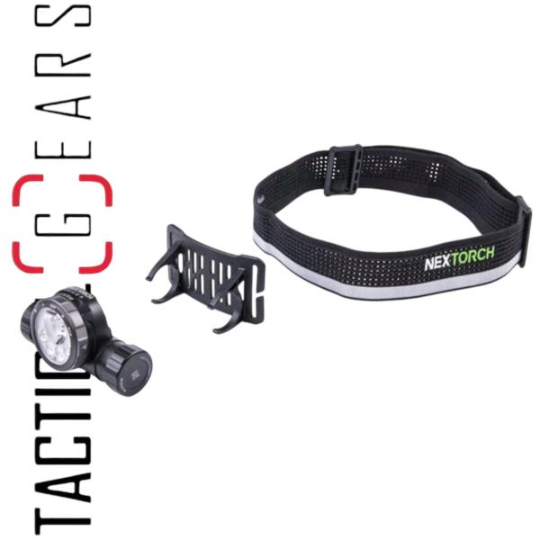 NEXTORCH hiSTAR - ULTRALEICHTE WIEDERAUFLADBARE LED STIRNLAMPE MIT 2300 LUMEN, 256 METER LEUCHTWEITE UND MEHREREN LICHTQUELLEN