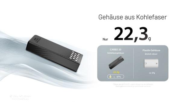 NITECORE  POWERBANK CARBO20 - 20000MAH - BLAU