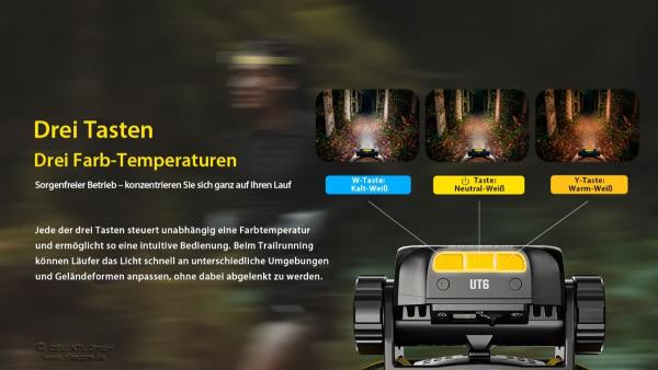 NITECORE UT6 STIRNLAMPE 1600 LUMEN - NL1840R - PURPLE