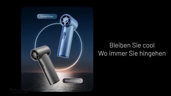 NITECORE NEF01 HANDVENTILATOR - GRAU
