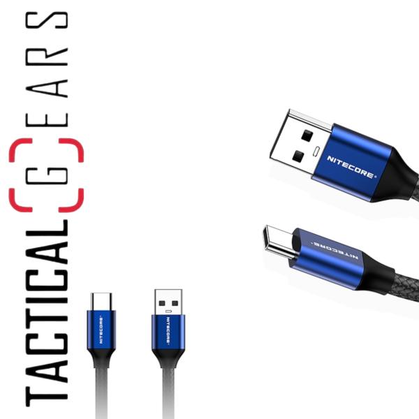 NITECORE UAC20 AUF USB-C LADEKABEL - LÄNGE CA. 1 METER