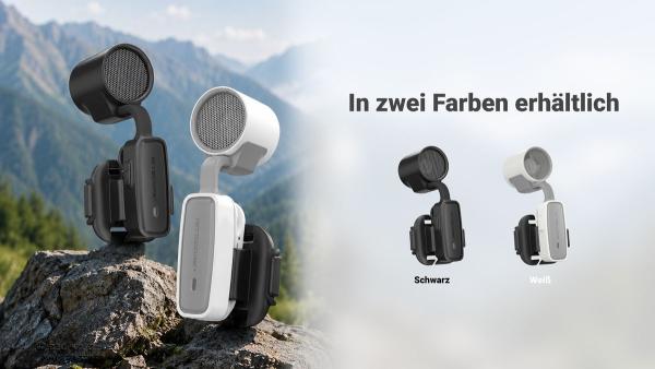 NITECORE NCF20 CLIP-ON VENTILATOR - SCHWARZ