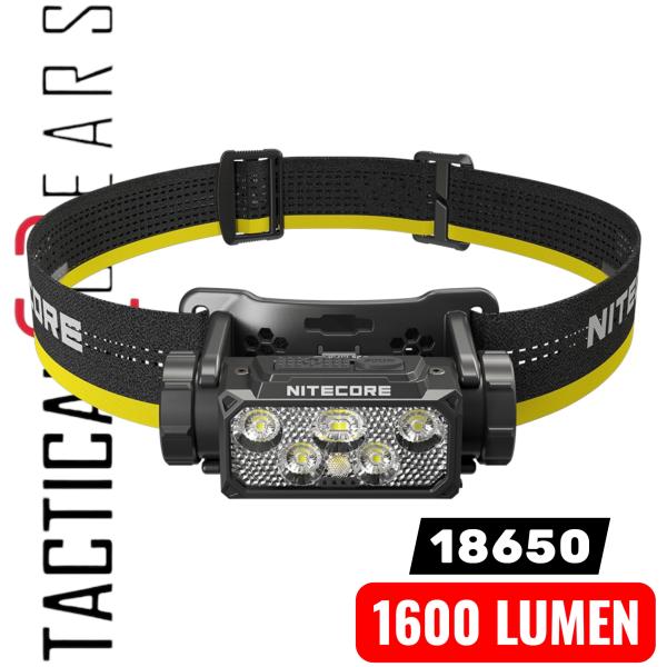 NITECORE HC60 UHE 1600 LUMEN - SCHWARZ