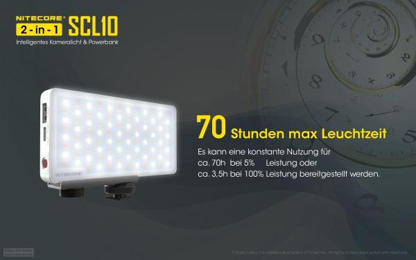 NITECORE KAMERA LICHT INKL. 10000mAh POWERBANK