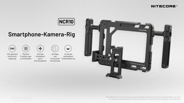 NITECORE NCR10 - KAMERA RIG FÜR SMARTPHONES