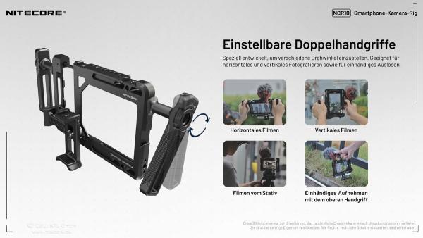 NITECORE NCR10 - KAMERA RIG FÜR SMARTPHONES