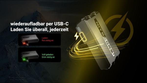 NITECORE HLB2500 AKKUPACK - 2500mAh - KÄLTEBESTÄNDIG BIS -40 GRAD
