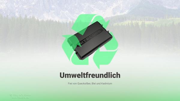 NITECORE HLB2500 AKKUPACK - 2500mAh - KÄLTEBESTÄNDIG BIS -40 GRAD