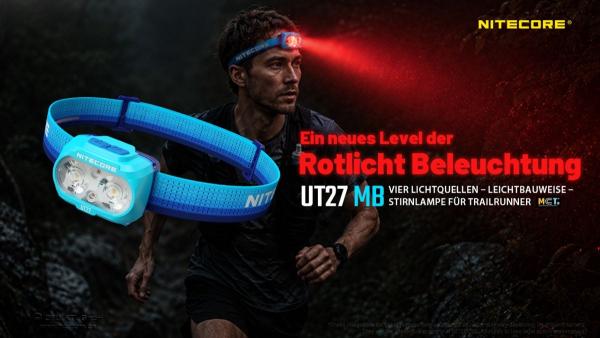 NITECORE UT27 MB -  800 LUMEN WEIßLICHT UND 150 LUMEN RITLICHT