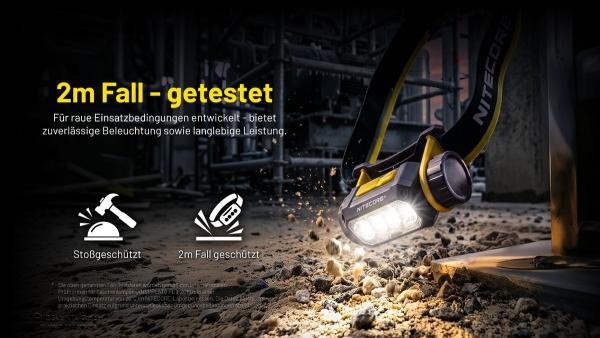 NITECORE WORKLIGHT STIRNLAMPE NWH20 FOKUSSIERBAR - SCHWARZ