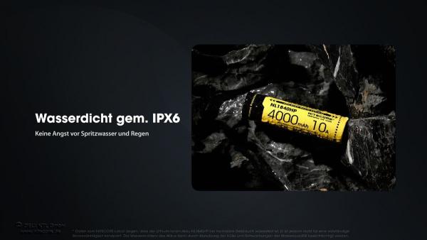 NITECORE 18650 4000mAh LI-LON AKKU NL1840HP