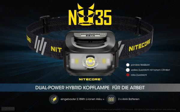 NITECORE - NU35 DUAL POWER